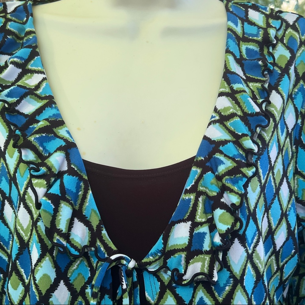 Notations ruffle pullover blouse Large - Picture 2 of 5